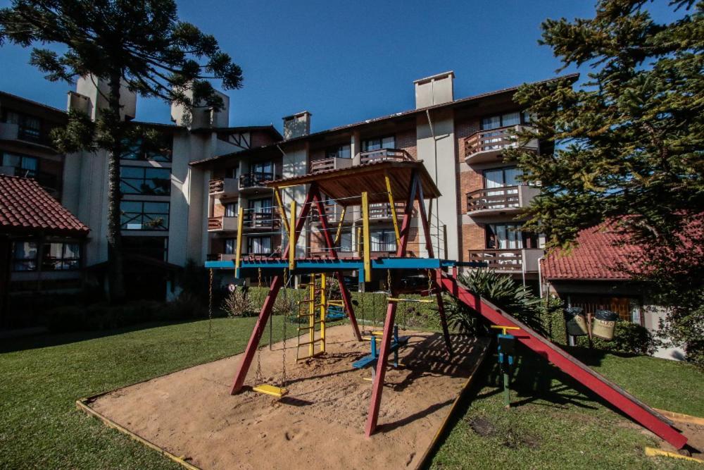 Flat No Residencial Pousada Serrano Centro Gramado Dış mekan fotoğraf